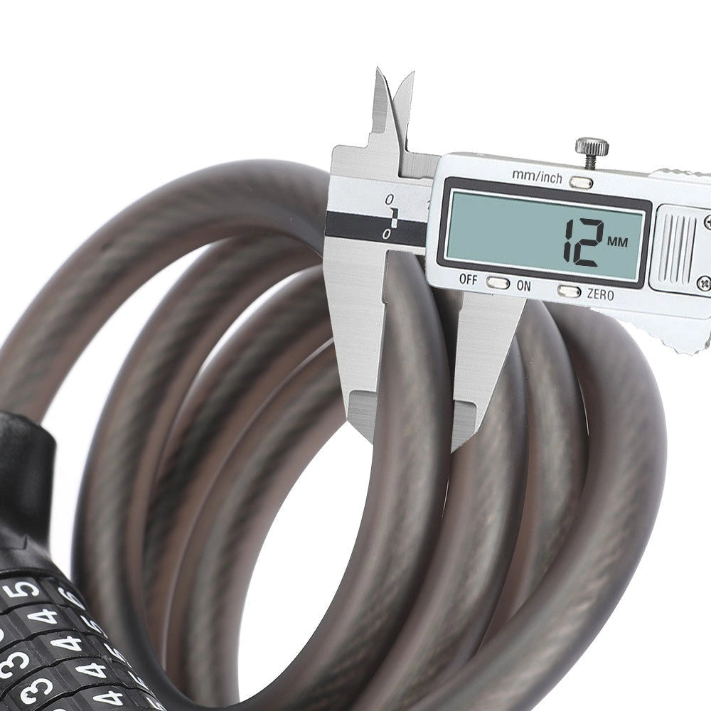 Electric Scooter Combination Cable Lock｜Keyless Anti-Theft Security Lock for Scooters
